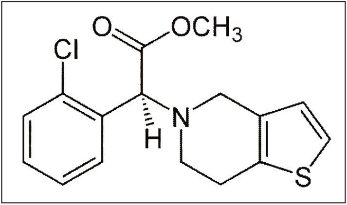 Structure of Clopidogrel
