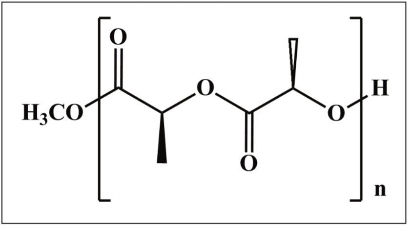 Polylactide repeat unit and end groups