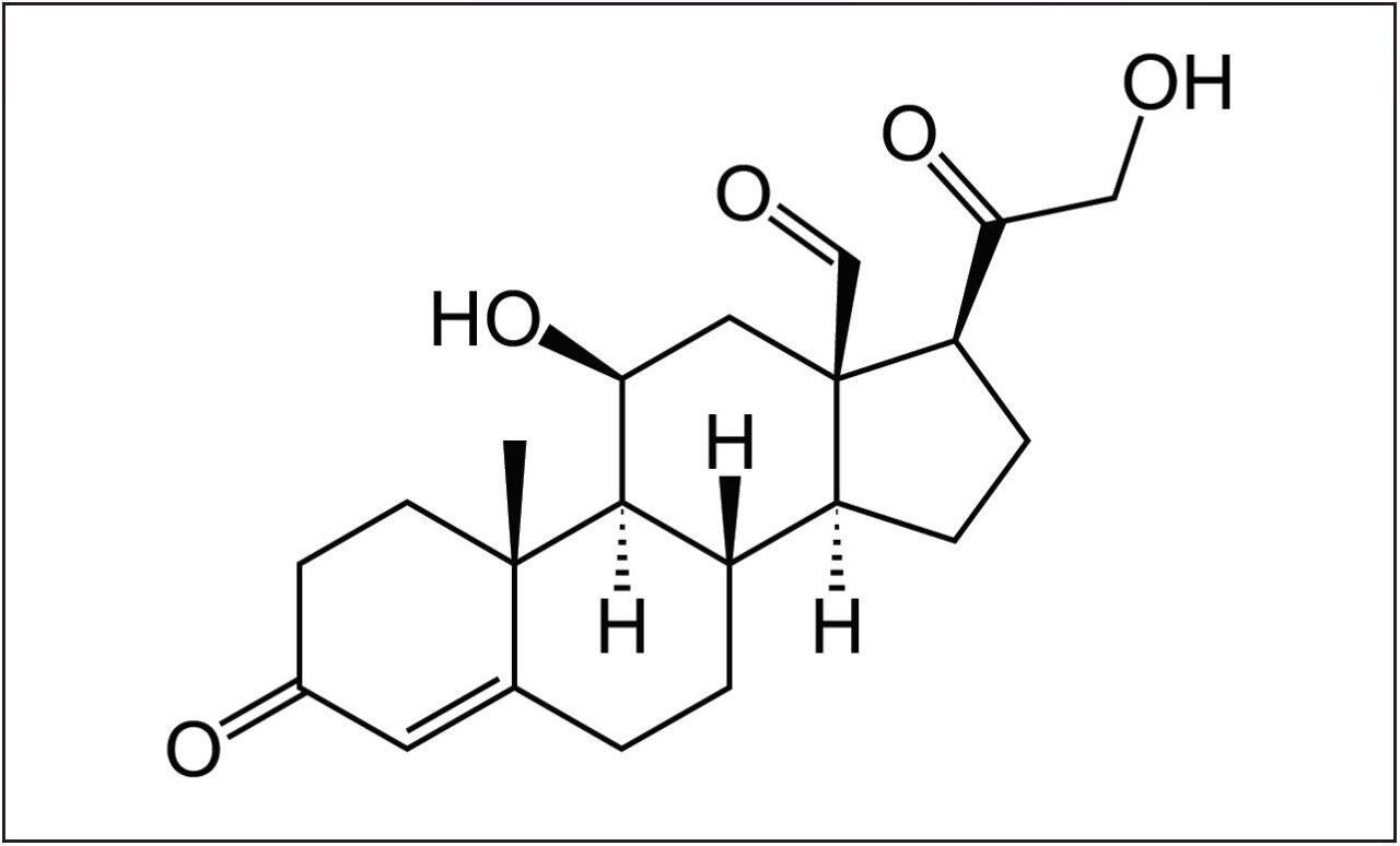 Structure of aldosterone