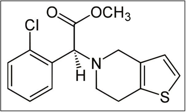 Structure of clopidogrel