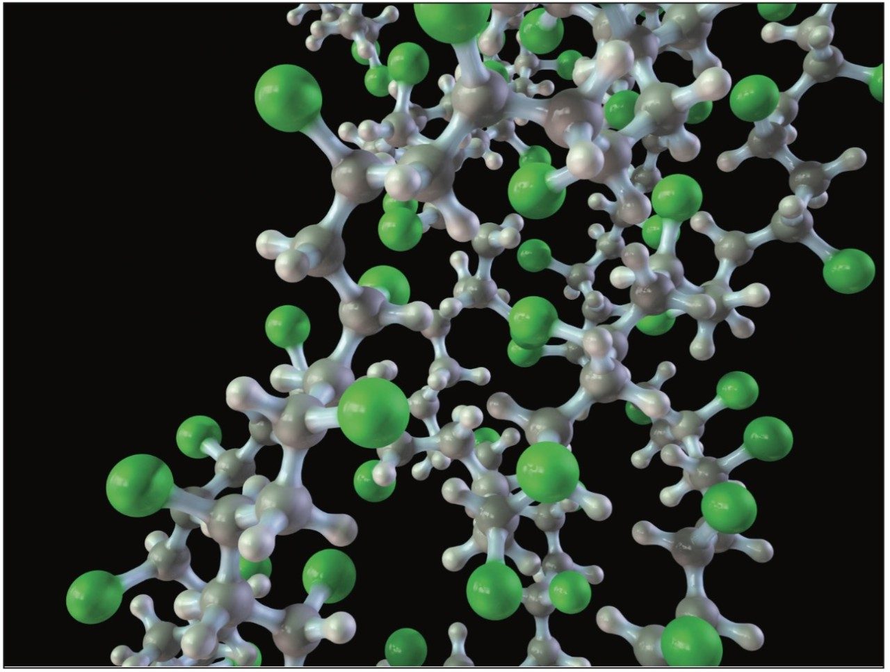 Polyvinyl chloride model.