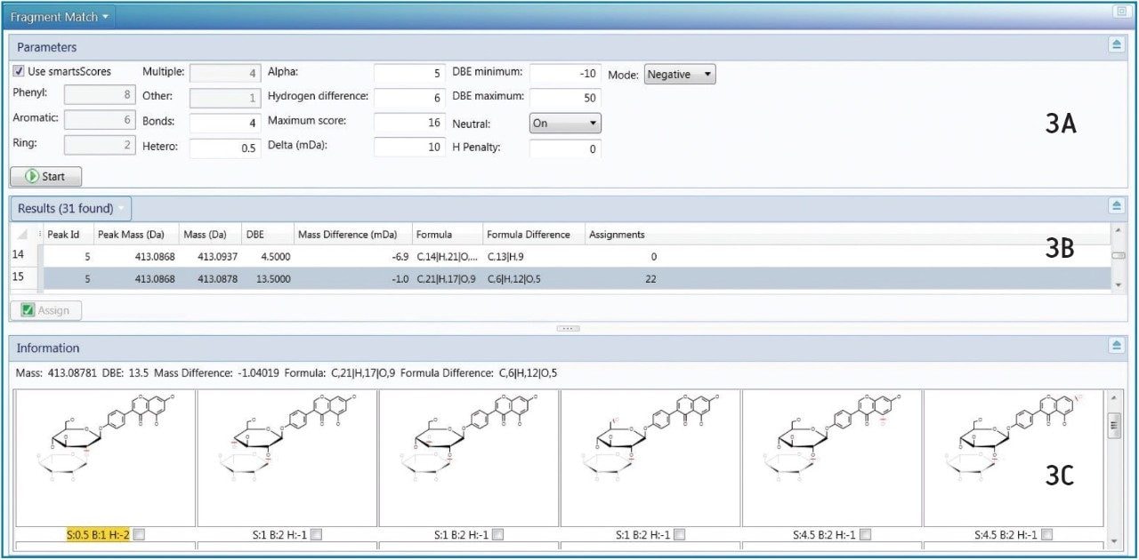 Manual fragment matching interface.