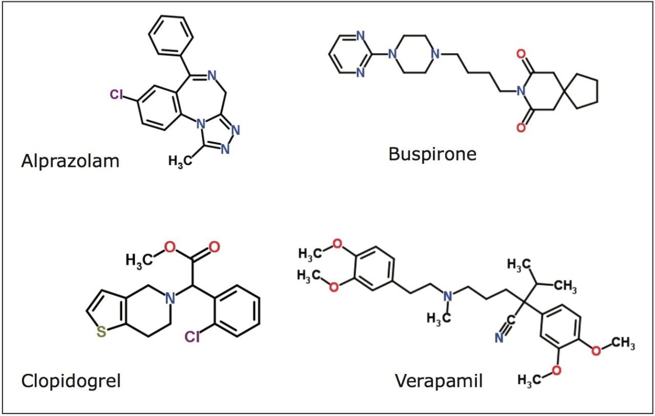 Structure of compounds used in this study