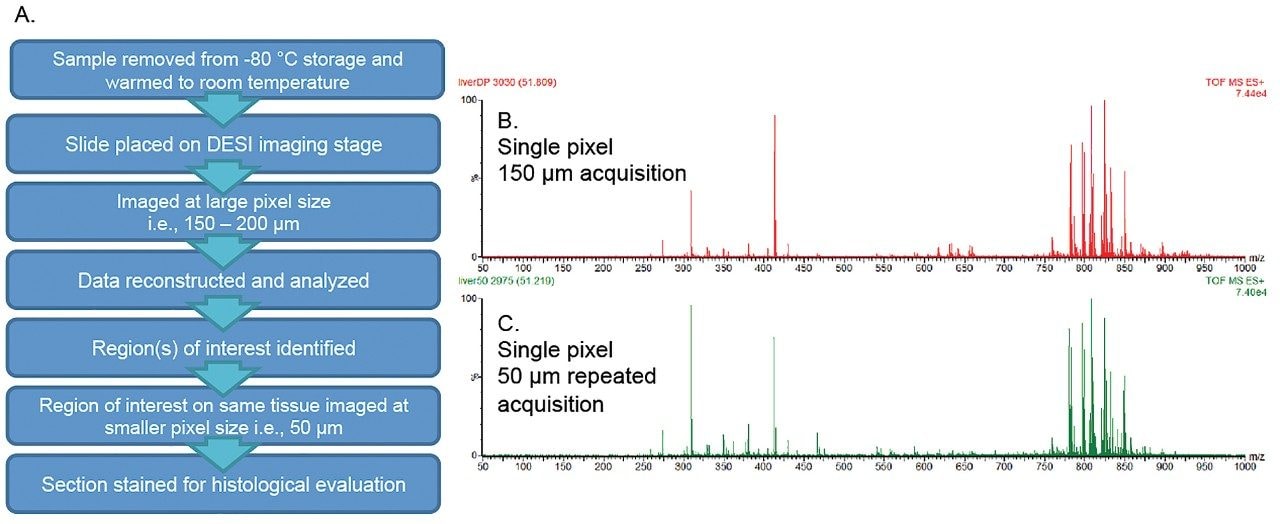  Workflow for acquiring multiple DESI images with different spatial resolutions