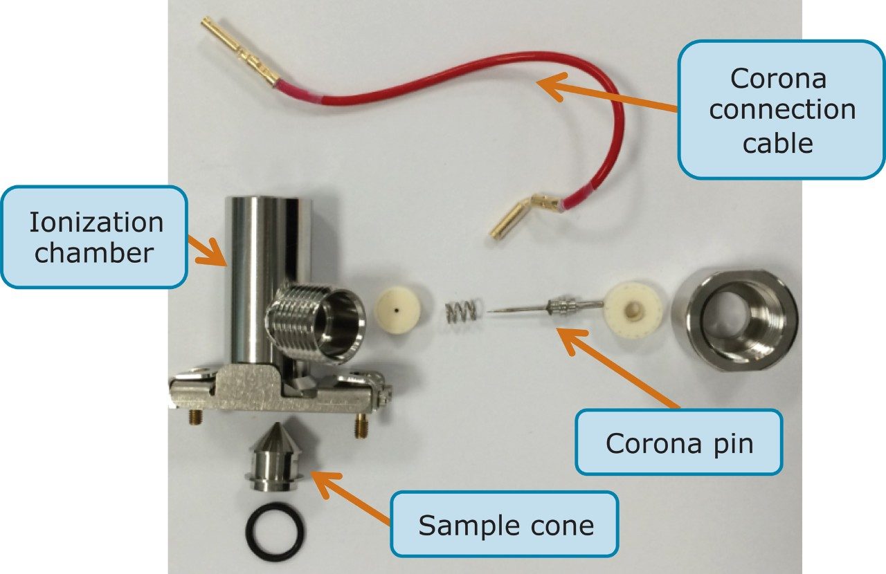 APGC ionization chamber parts.