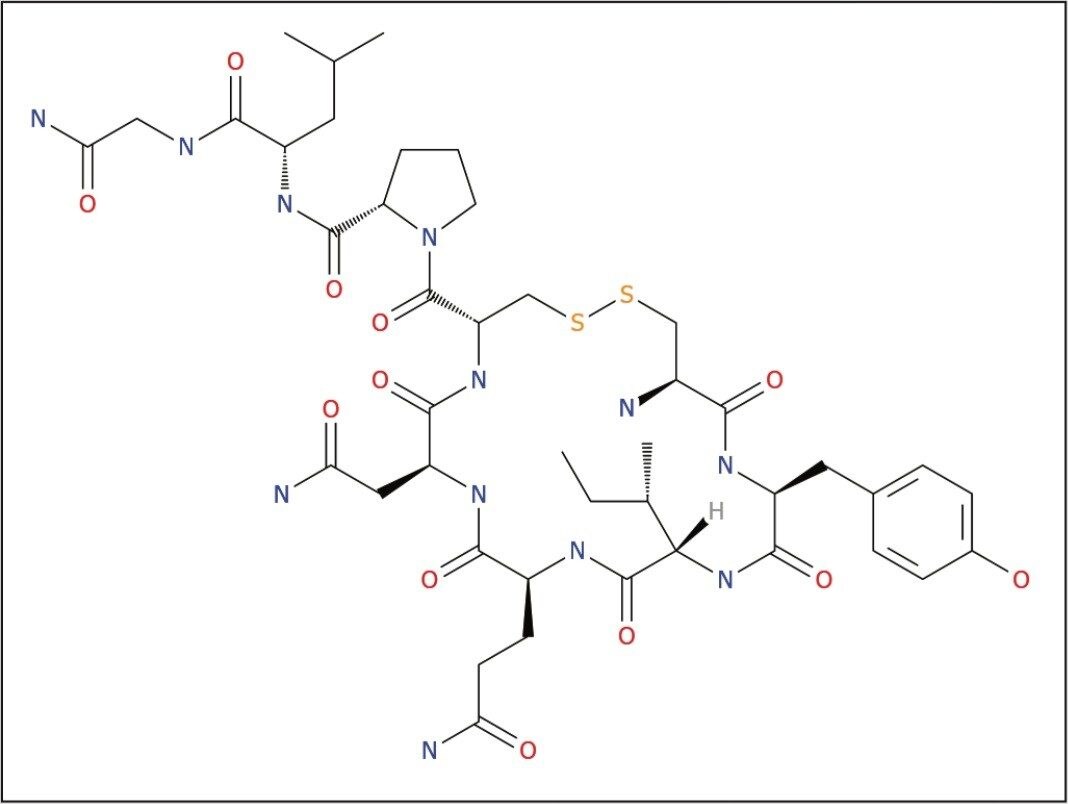Structure of oxytocin