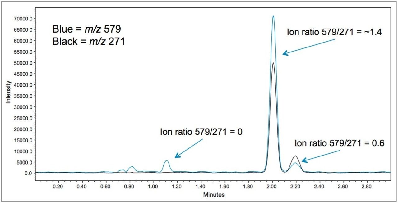 Figure 4. Overlay of ions.