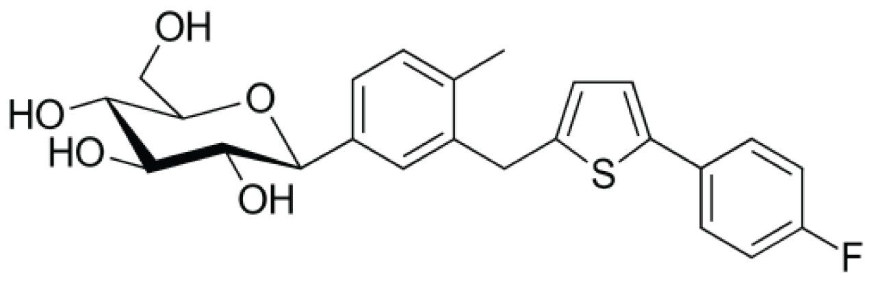 Figure 1. Canagliflozin.