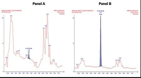 Representative chromatograms for the LLOQ and ULOQ.