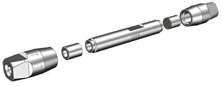 Explosion view of BioResolve SCX mAb Column hardware