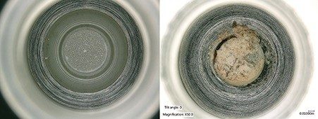 Accelerated corrosion testing of 2.1 mm column frits