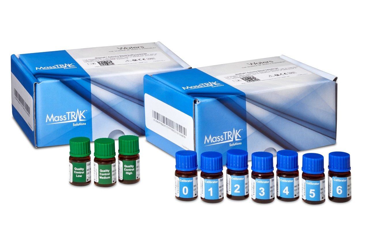The Waters MassTrak Endocrine Steroid Calibration and Quality Control Sets