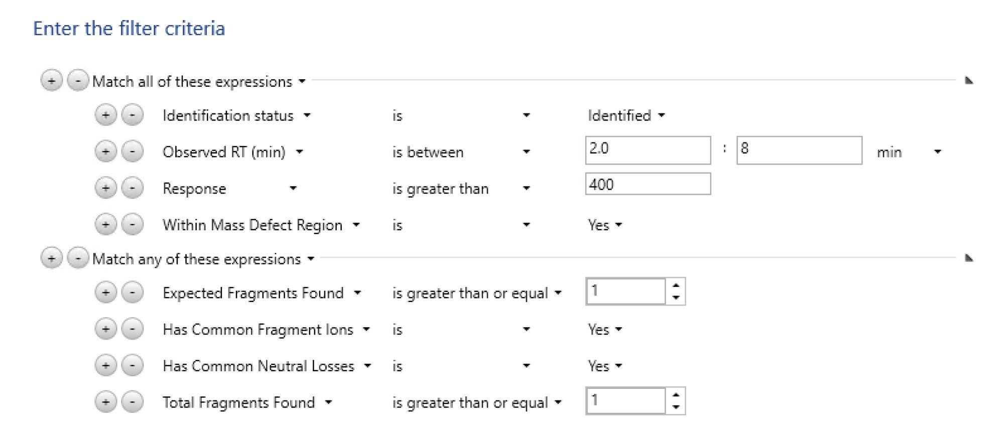 Drug-Related Properties Filter.