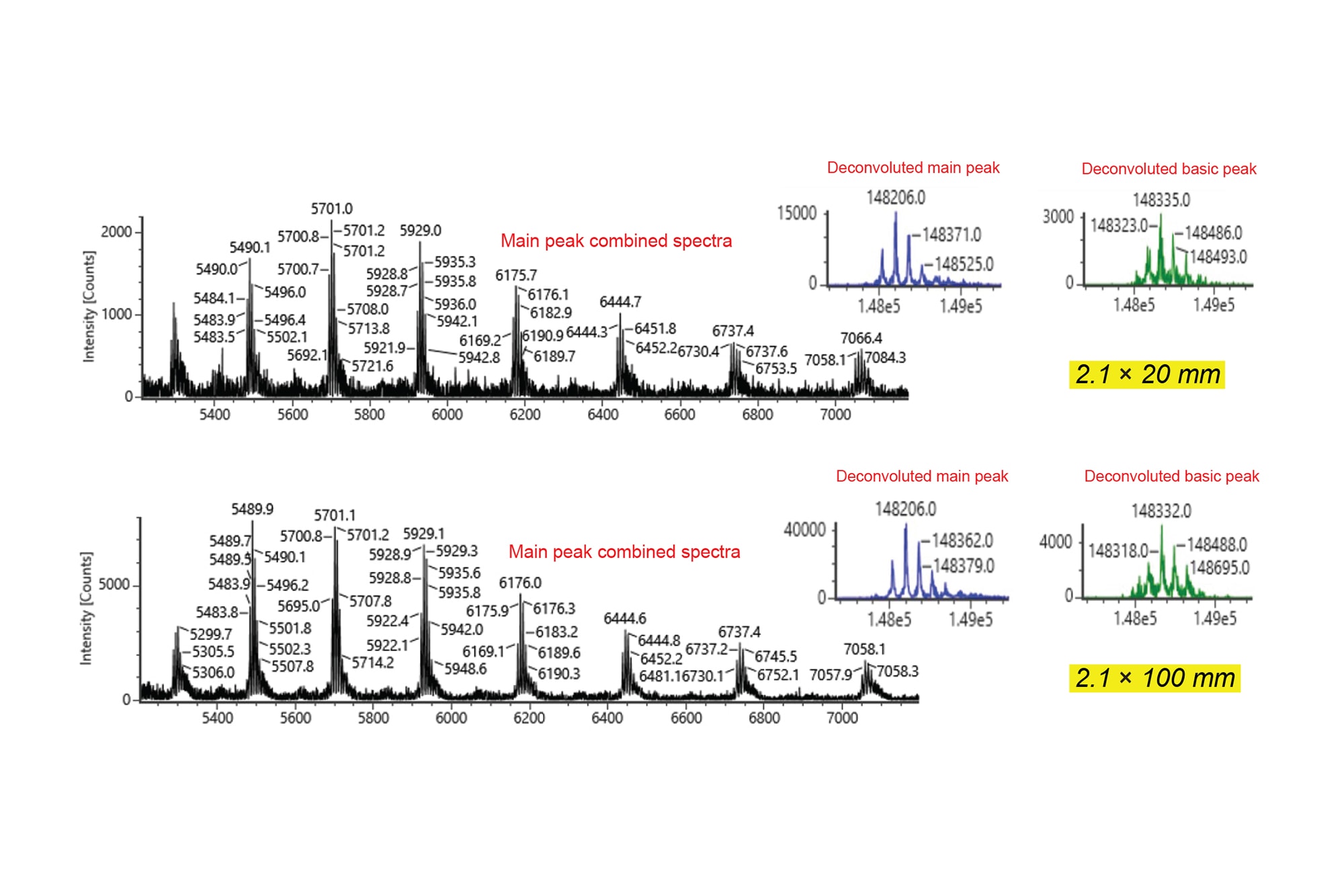 Rapid LC-MS Analysis of mAb Charge Variant with a 20 mm Cation Exchange ...