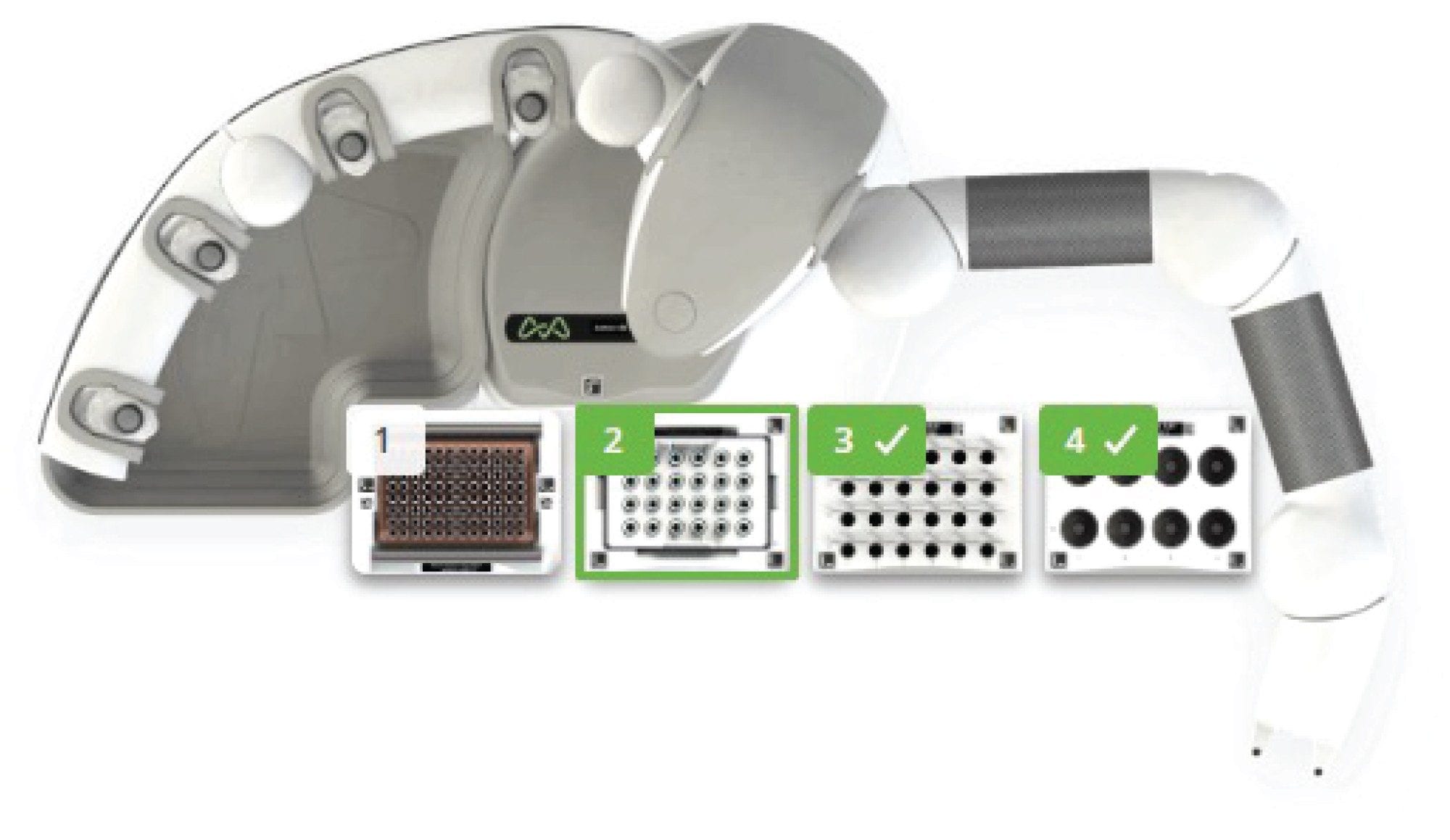 Andrew+ Deck Layout for preparation of PFAS internal standard calibrants using Andrew+ Pipettes and Domino Blocks