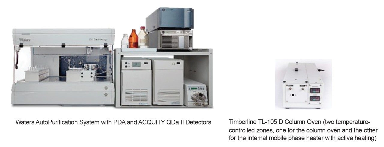 Waters AutoPurification System and Timberline TL-105 D Column Oven