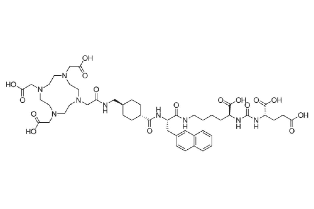 Chemical structure of PSMA-617