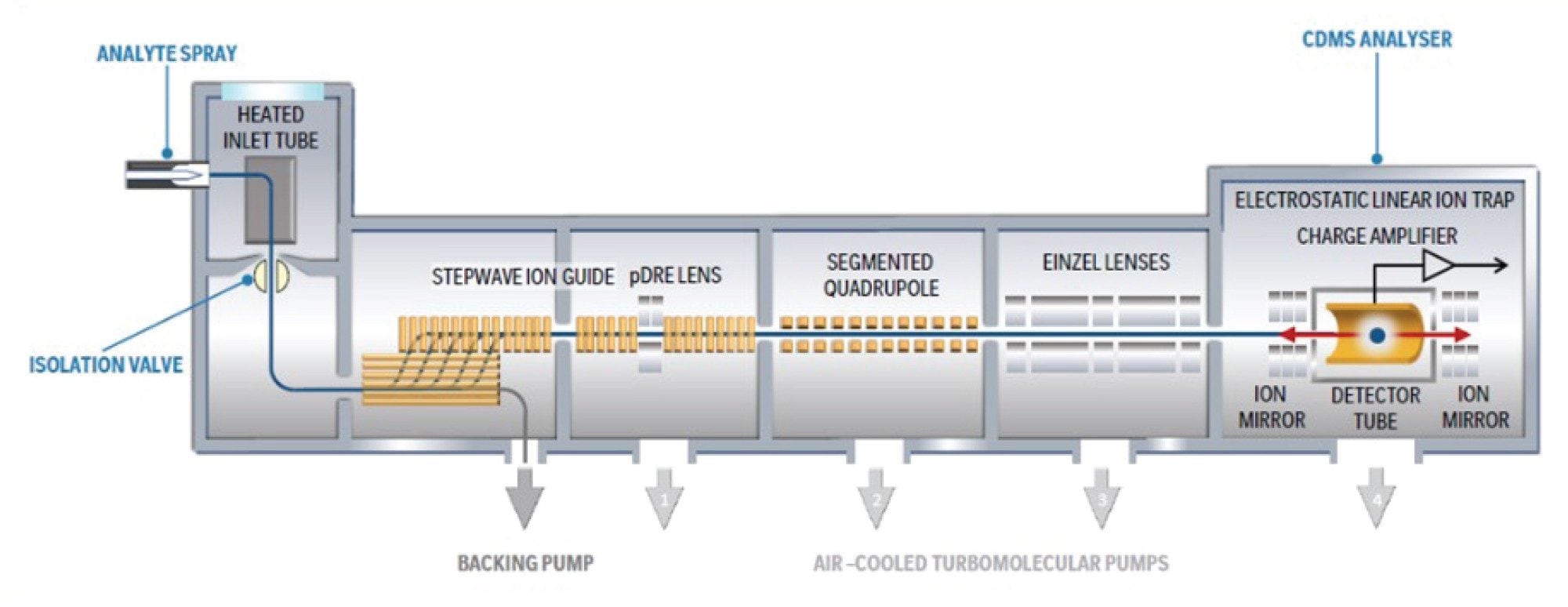 Schematic of the Xevo CDMS Instrument