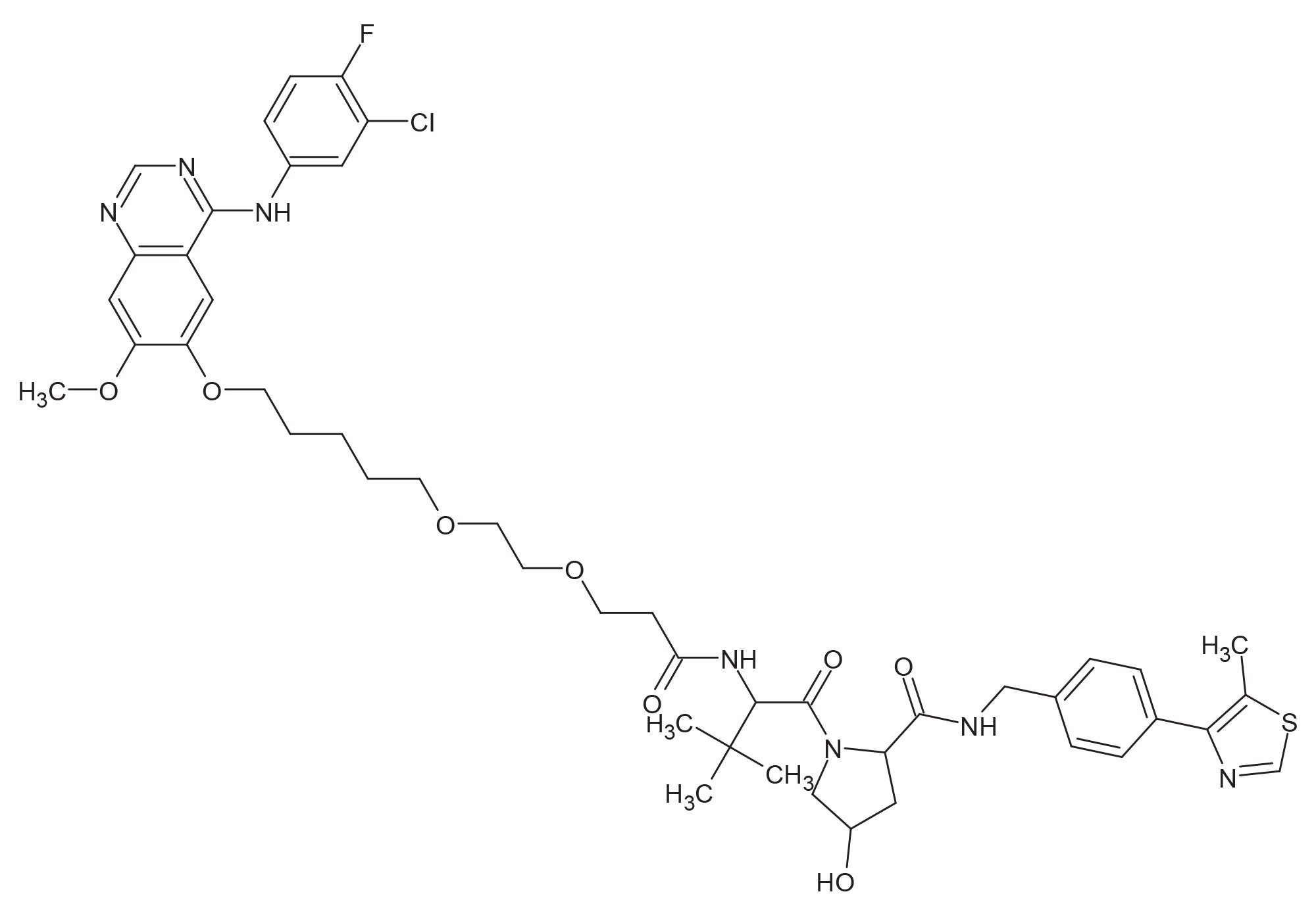 Gefitinib-based PROTAC 3