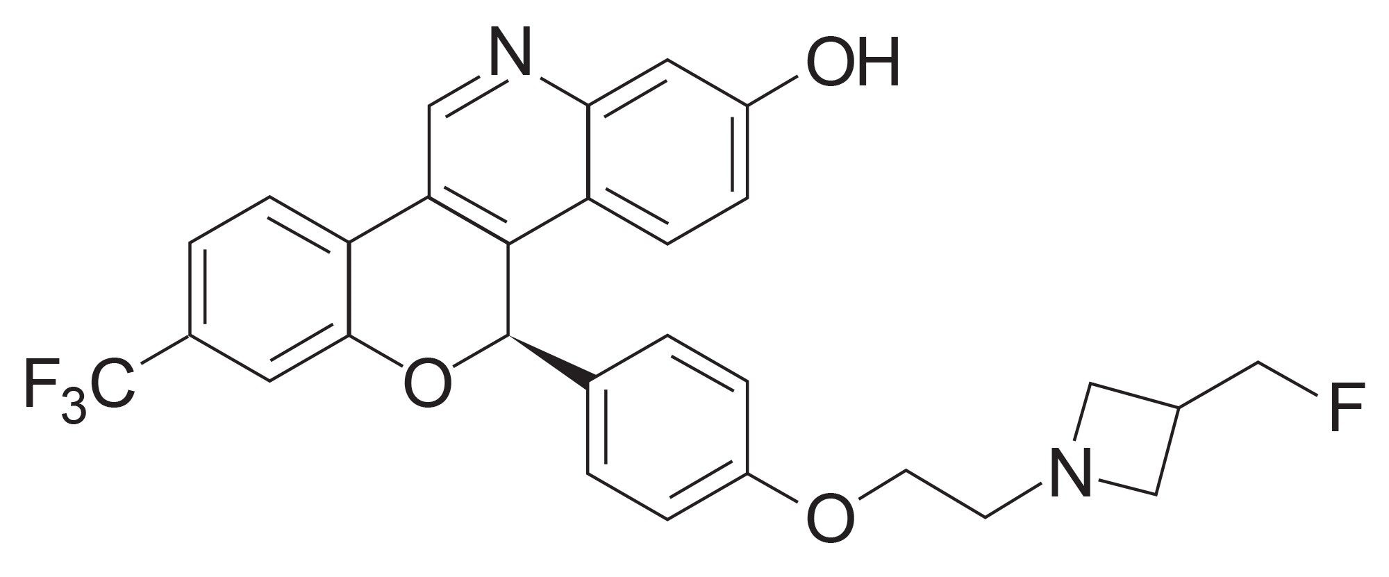 Molecular structure of imlunestrant