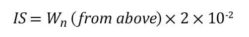 Calculate an Internal Standard (IS) factor
