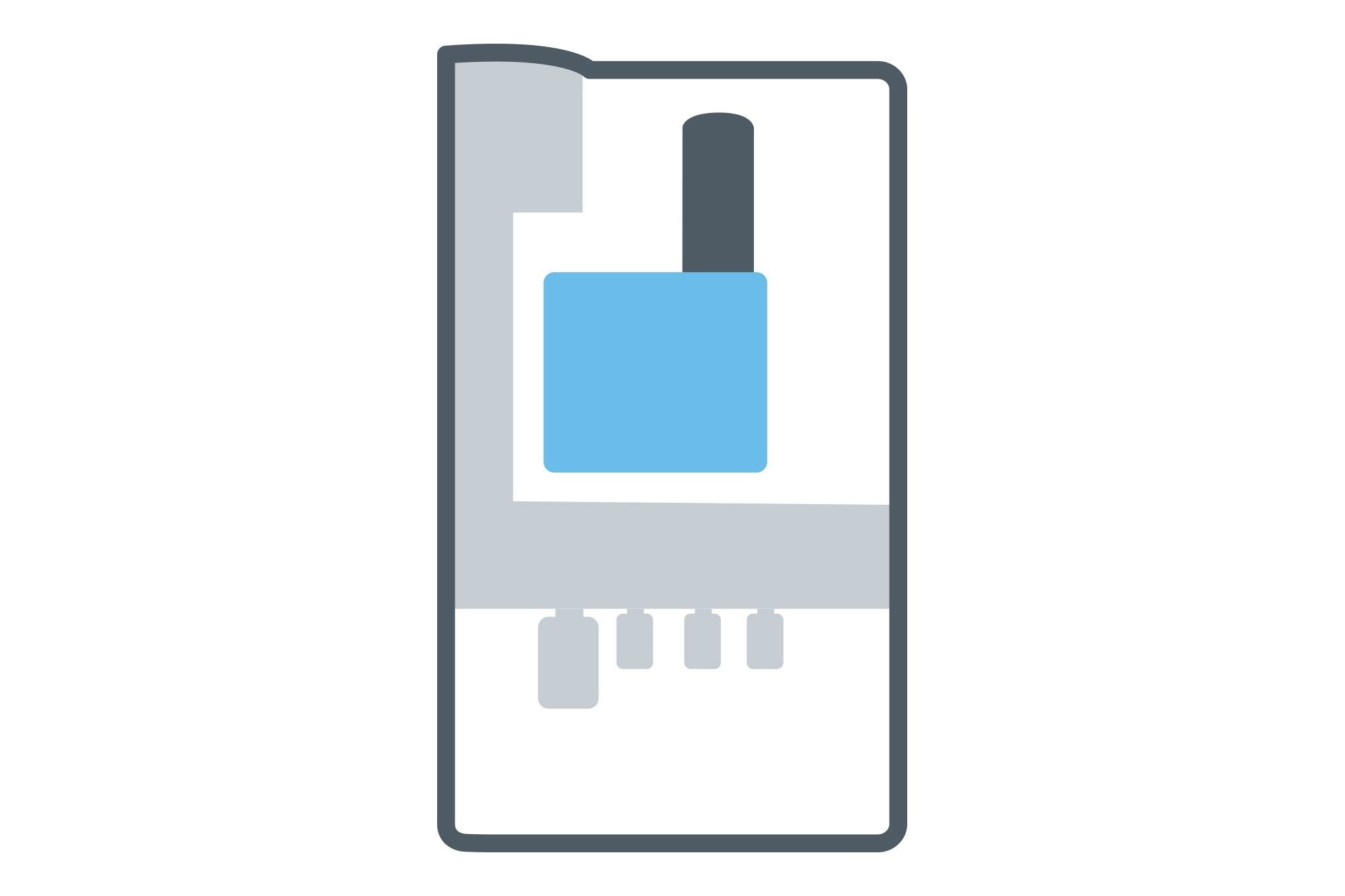 Simple line drawing of the Xevo TQ Absolute XR