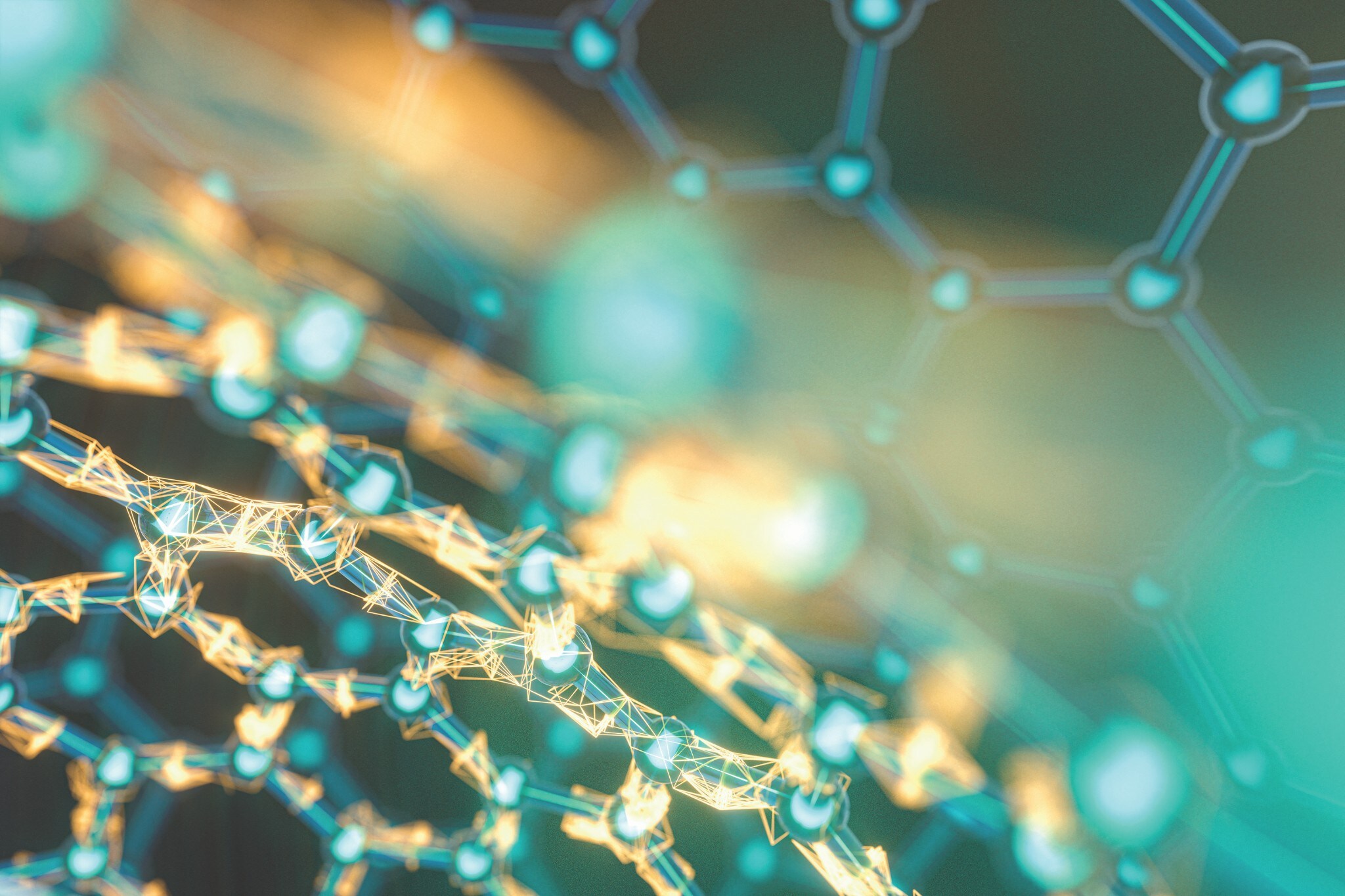 Cellule e catena biologica di molecole
