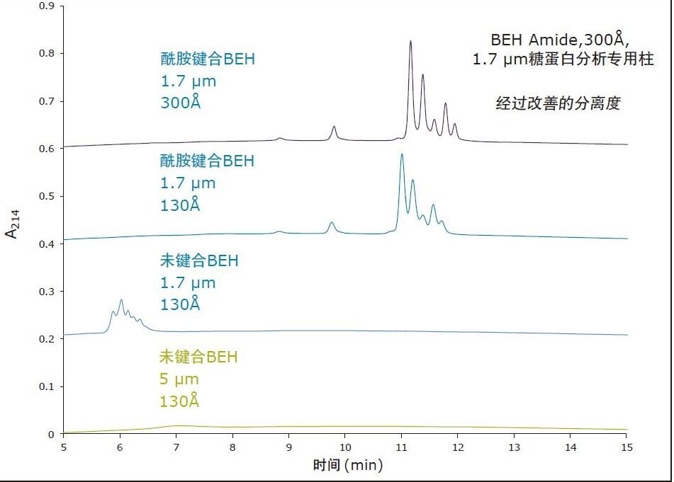 用于完整糖蛋白分离的HILIC固定相技术进展。