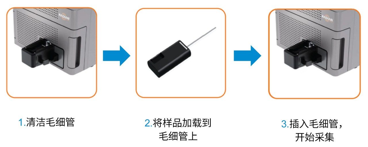 RADIAN ASAP的进样步骤