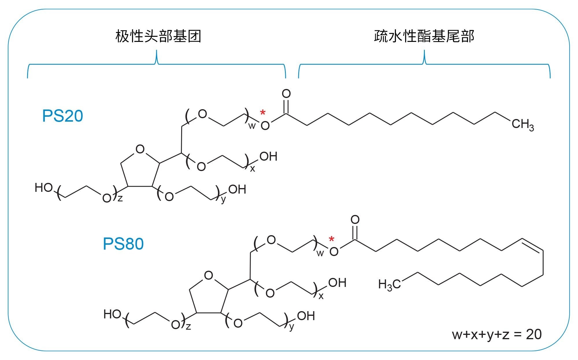 聚山梨酯的结构