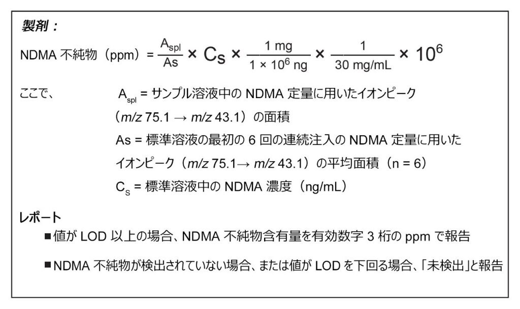 Xevo G2 Xs Qtof を用いたラニチジン中の Ndma の選択的で特異的な定量 Waters